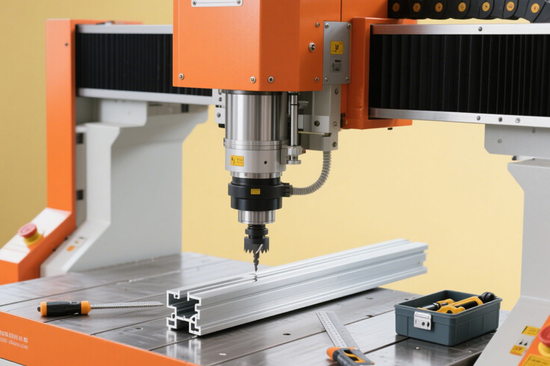 断桥铝门窗加工设备www.jnzfjq.cn：断桥铝门窗设备的生产流程