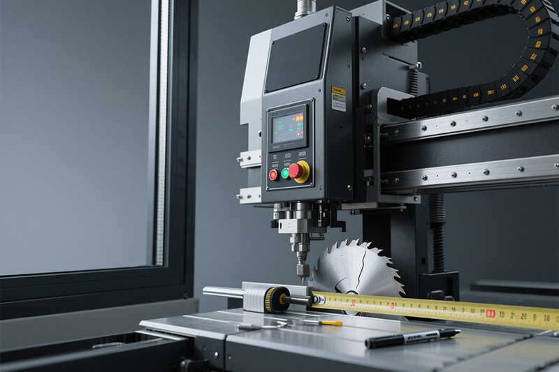 如何操作断双头桥断桥铝门窗加工设备？